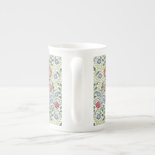 William Morris Floral Persian  Pattern Porselein Kop (Achterkant)