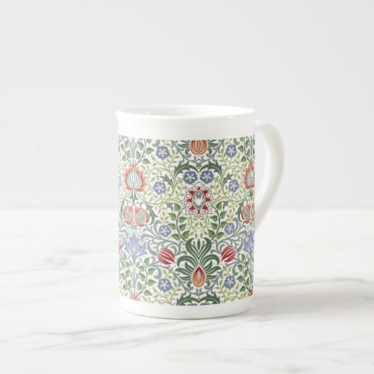 William Morris Floral Persian  Pattern Porselein Kop (Voorkant rechts)