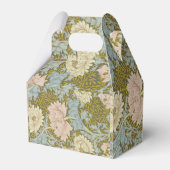 William Morris  Floral Pink Chrysanthemum Bedankdoosjes (Achterkant)