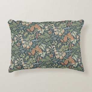 William Morris  Floral Pink Green Compton Accent Kussen