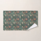 William Morris  Floral Pink Green Compton Bad Handdoek (Handdoek)