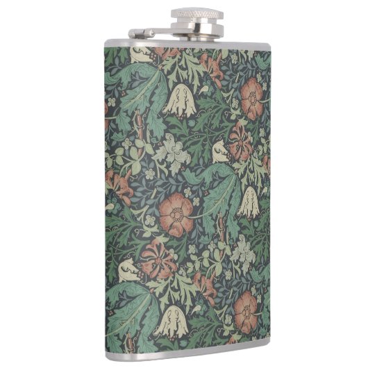 William Morris  Floral Pink Green Compton Heupfles (Rechts)