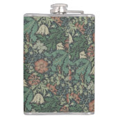 William Morris  Floral Pink Green Compton Heupfles (Achterkant)