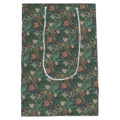 William Morris  Floral Pink Green Compton Medium Cadeauzakje (Achterkant)