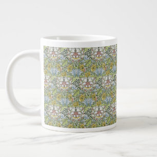 William Morris Floral Pink Green Myrtle Grote Koffiekop