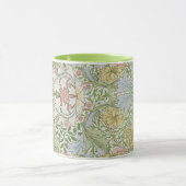 William Morris  Floral Pink Green Myrtle Mok (Midden)