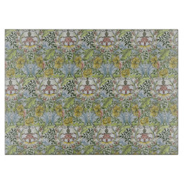 William Morris  Floral Pink Green Myrtle Snijplank