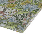 William Morris  Floral Pink Green Myrtle Snijplank (Hoek)