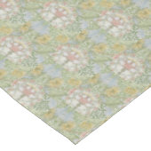 William Morris  Floral Pink Green Myrtle Tafelkleed (Gekanteld)