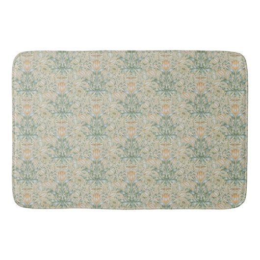 William Morris Floral Pomegranate Badmat (Voorkant)