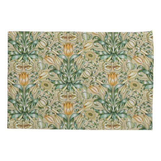 William Morris  Floral Pomegranate Kussensloop (Achterkant-Links)