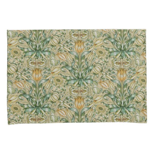 William Morris  Floral Pomegranate Kussensloop (Voorkant-Rechts)