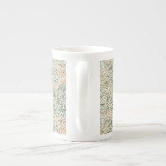 William Morris  Floral Pomegranate Porselein Kop (Achterkant)