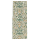 William Morris  Floral Pomegranate Wijn Cadeautas (Achterkant)