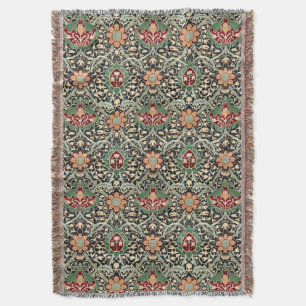 William Morris Floral Print Pattern Deken