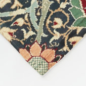  William Morris Floral Print Pattern Fleece Deken (Hoek)
