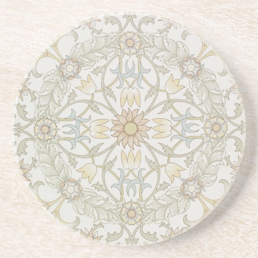 William Morris Floral Sandstone Onderzetter (Voorkant)