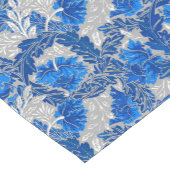 William Morris Floral, Sapphire Blue en Gray Korte Tafelloper (Hoek)