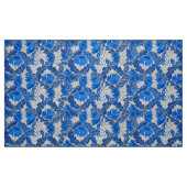William Morris Floral, Sapphire Blue en Gray Stof (Fat Quarter)