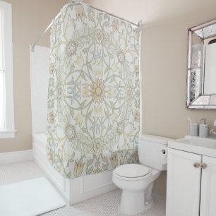 William Morris Floral Shower Curtain Douchegordijn