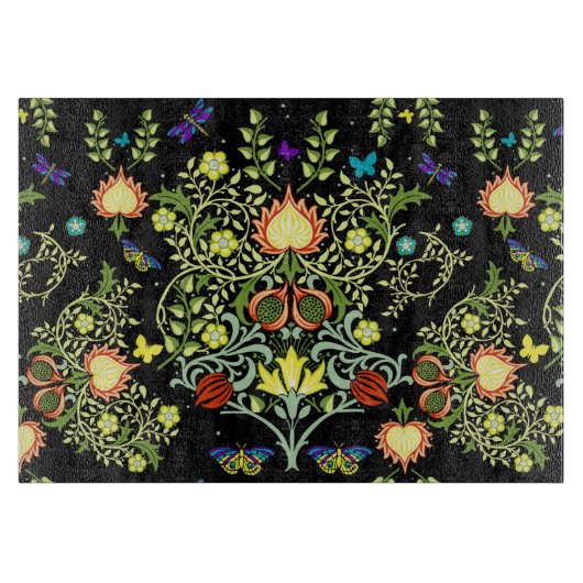 William Morris Floral Snijplank (Voorkant)