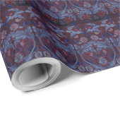 William Morris  Floral Textile Embroidery W Cadeaupapier (Rol Hoek)