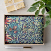 William Morris FLORAL TISSUE PAPER IN BLUE Tissuepapier (Geschenk)