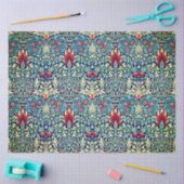William Morris FLORAL TISSUE PAPER IN BLUE Tissuepapier (Craft)