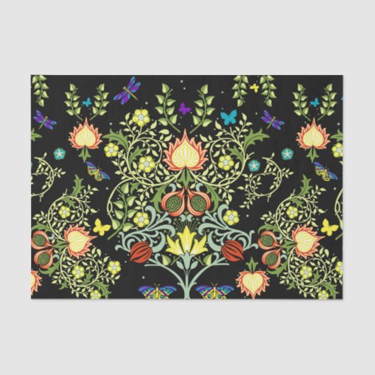 William Morris Floral Tissuepapier (Voorkant)