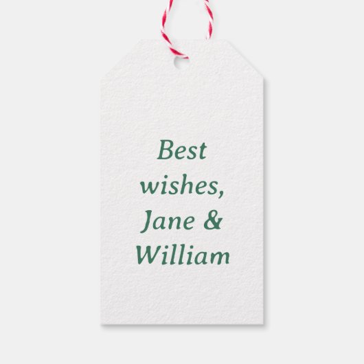 William Morris Floral Wallpaper Cadeaulabel (Achterkant)