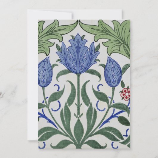 William Morris - Floral Wallpaper Design Kaart (Voorkant)