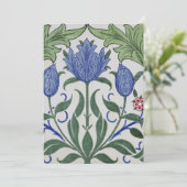 William Morris - Floral Wallpaper Design Kaart (Staand voorkant)