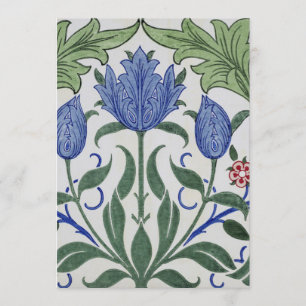 William Morris - Floral Wallpaper Design Kaart