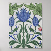 William Morris - Floral Wallpaper Design Poster (Voorkant)