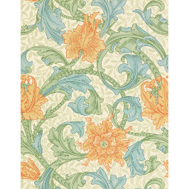 William Morris floral wallpaper Single stem CC1136 Foto Afdruk