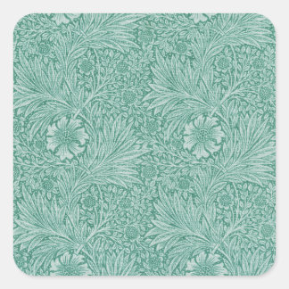 William Morris Floral Wallpaper Vierkante Sticker