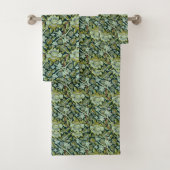  William Morris Floral Wey Pattern Bad Handdoek (Insitu)