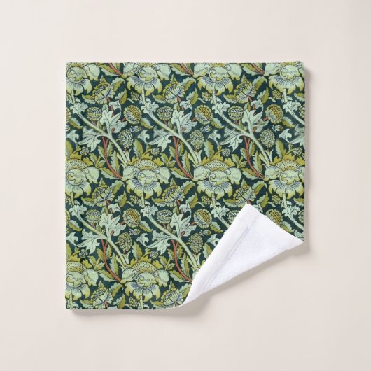  William Morris Floral Wey Pattern Bad Handdoek (Wasdoekje)