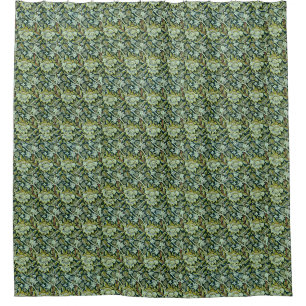 William Morris Floral Wey Pattern Douchegordijn