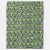  William Morris Floral Wey Pattern Fleece Deken (Voorkant)