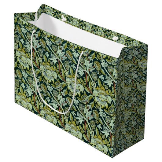  William Morris Floral Wey Pattern Groot Cadeauzakje (Voorkant Gekanteld)