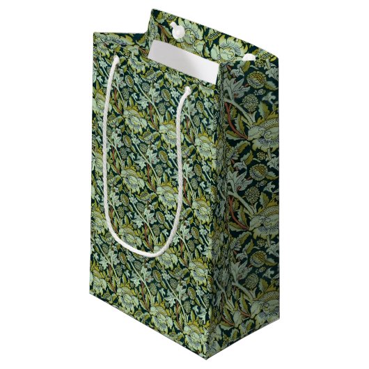  William Morris Floral Wey Pattern Klein Cadeauzakje (Voorkant Gekanteld)