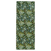  William Morris Floral Wey Pattern Wijn Cadeautas (Voorkant)