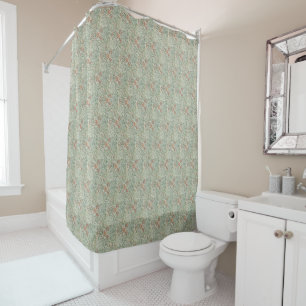 William Morris Floral Woodland Weeds Douchegordijn