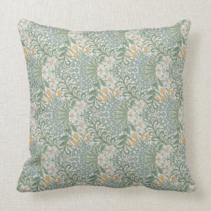 William Morris  Floral Yellow Blue Garden Kussen
