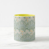 William Morris Floral Yellow Blue Garden Mok (Midden)