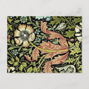 William Morris Flower design Briefkaart
