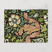 William Morris Flower design Briefkaart (Voorkant)
