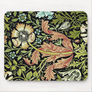 William Morris Flower Design Mousepad Muismat