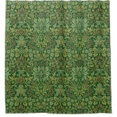 William Morris "Flower Garden" Douchegordijn (Voorkant)